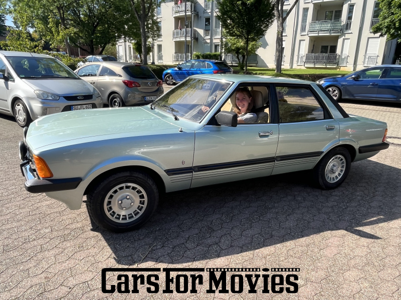 CarsForMovies | Ford-Werke GmbH Taunus Ghia 1981 Deutschland Grün Beige Zivilfahrzeug Limousine Nordrhein-Westfalen 7605 hellgrün 